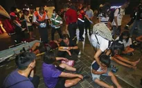 Hiện trường hỗn loạn sau vụ nổ tàu ở Đài Loan (Trung Quốc)