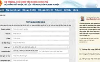 Chính phủ lập website xử lý mọi vấn đề doanh nghiệp phản ánh