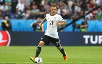 VIDEO EURO 2016: Cột dọc từ chối siêu phẩm của Kimmich
