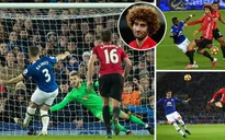 Everton 1-1 Manchester United: Ibra ghi siêu phẩm, tội đồ Fellaini!