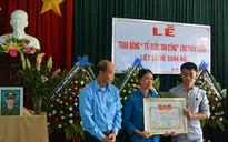 Trao bằng Tổ quốc ghi công cho liệt sĩ kiểm lâm Vũ Xuân Hải