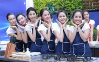 Hoa khôi áo dài Việt Nam: Top 17 hào hứng trổ tài nấu ăn