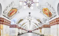 Choáng trước “thế giới ngầm” lộng lẫy dưới lòng đất Moscow, Nga