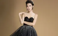 Hoa hậu Đỗ Mỹ Linh khoe vai trần gợi cảm với váy đen