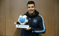 Ghi 5 bàn. Aguero hay nhất tháng 1 giải Ngoại hạng Anh