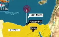 Định vị xác máy bay EgyptAir dưới Địa Trung Hải