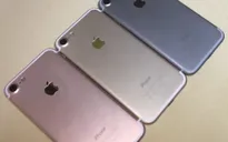 Cận cảnh iPhone 7 phiên bản vàng hồng, vàng gold và xám đen