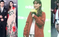 Huỳnh Hiểu Minh mỉm cười trước tin đồn Angelababy có bầu