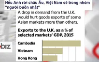 Nếu Anh rời EU, Việt Nam sẽ trong nhóm “người buồn nhất”