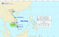 Áp thấp nhiệt đới cách bờ biển Bình Thuận - Bến Tre 300 km