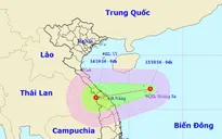 Tối nay, áp thấp nhiệt đới đổ bộ vào Trung Trung Bộ