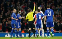 "Hung thần" Diego Costa lần thứ 2 liên tiếp khiến Arsenal dính thẻ đỏ