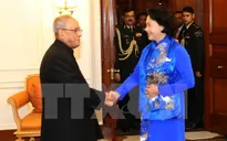 Chủ tịch Quốc hội hội kiến Tổng thống Ấn Độ