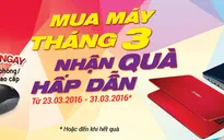 Nhận quà lớn khi mua máy tính xách tay ASUS trong tháng 3