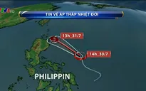 Ngày 31/7, tâm bão nằm trên vùng biển phía Đông Bắc đảo Luzon, Philippines