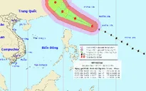 Xuất hiện siêu bão ở vùng biển ngoài khơi xa phía Đông Bắc đảo Luzon