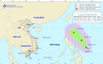 Áp thấp nhiệt đới mạnh lên thành bão sắp vào Biển Đông