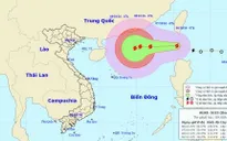 13h ngày 7/10, tâm bão số 6 cách quần đảo Hoàng Sa 620km