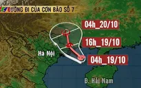 Chiều nay (19/10), bão số 7 đổ bộ Quảng Ninh