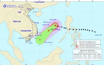 Hoàn lưu sau bão số 10 sẽ gây mưa lớn ở các tỉnh Nam Trung Bộ