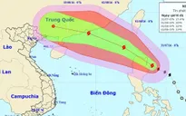 Ngày mai (1/8), bão Nida sẽ tiến vào Biển Đông
