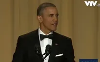 Tổng thống Mỹ Obama dự tiệc báo chí Nhà Trắng lần cuối