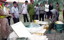 Phát hiện xe chở 175 kg thịt bốc mùi thối dùng để nấu cỗ cưới ở Gia Lai