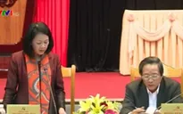 Đồng chí Trương Thị Mai làm việc tại Quảng Bình