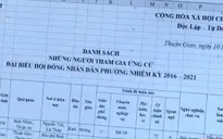 Bầu cử phải phản ánh đúng sự tín nhiệm của cử tri
