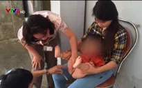 Công an vào cuộc vụ bé trai 8 tháng tuổi bị người giúp việc bạo hành