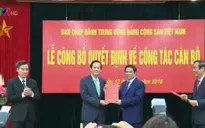 Công bố Quyết định về công tác cán bộ