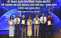 70 tác phẩm giành giải thưởng về thông tin đối ngoại
