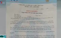 Học sinh lớp 1 phải ký văn bản cam kết an toàn giao thông