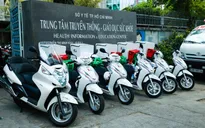 TP.HCM: Lần đầu tiên dùng xe máy cấp cứu bệnh nhân