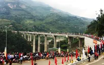 Khánh thành cầu Cốc Pài kết nối Hà Giang - Lào Cai