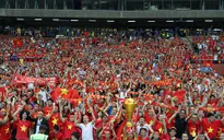 Cộng đồng người Việt Nam tại Qatar cổ vũ cho đội tuyển U23 Việt Nam