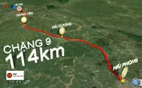 Lộ trình chặng 9 Giải đua xe đạp quốc tế VTV Cúp Tôn Hoa Sen 2016