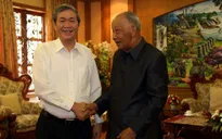 Thường trực Ban Bí thư Đinh Thế Huynh thăm và làm việc tại Lào
