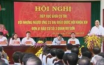 Thủ tướng Nguyễn Xuân Phúc tiếp xúc cử tri tại Hải Phòng
