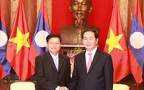Chủ tịch nước Trần Đại Quang tiếp Thủ tướng Lào