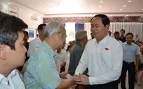 Chủ tịch nước Trần Đại Quang tiếp xúc cử tri TP.HCM