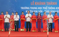 Chủ tịch nước dự khánh thành trường học tại Ninh Bình