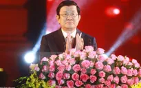 Chủ tịch nước Trương Tấn Sang dự chương trình Xuân Quê hương