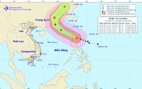 Bão Haima cách quần đảo Hoàng Sa khoảng 650km