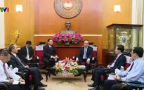 Đồng chí Nguyễn Thiện Nhân tiếp Phó Chủ tịch Ủy ban Trung ương Mặt trận Lào xây dựng đất nước