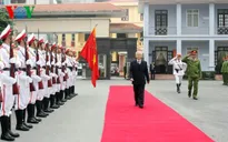 Tổng Bí thư Nguyễn Phú Trọng kiểm tra công tác Bộ Tư lệnh Cảnh sát Cơ động
