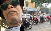 Samuel L. Jackson phấn khích với giao thông Hà Nội