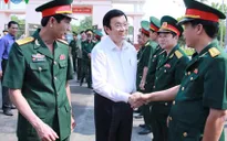 Chủ tịch nước thăm và làm việc tại Bình Phước
