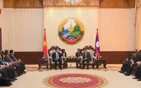 Chủ tịch nước Trần Đại Quang hội kiến Thủ tướng Lào