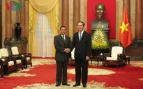 Chủ tịch nước tiếp Chủ nhiệm Văn phòng Chủ tịch nước Lào